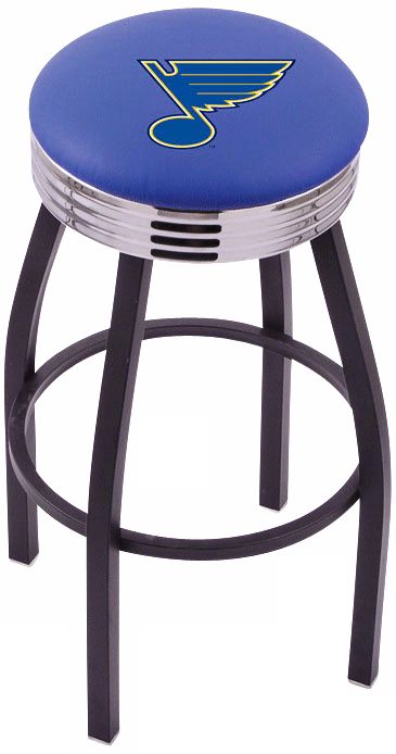 Retro Hockey St Louis Blues Counter Stool
