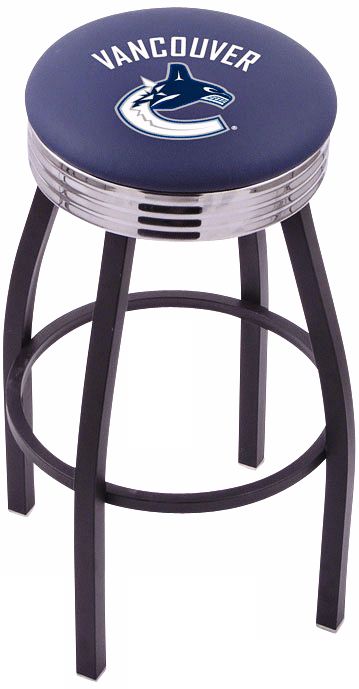 Retro Hockey Vancouver Canucks Counter Stool