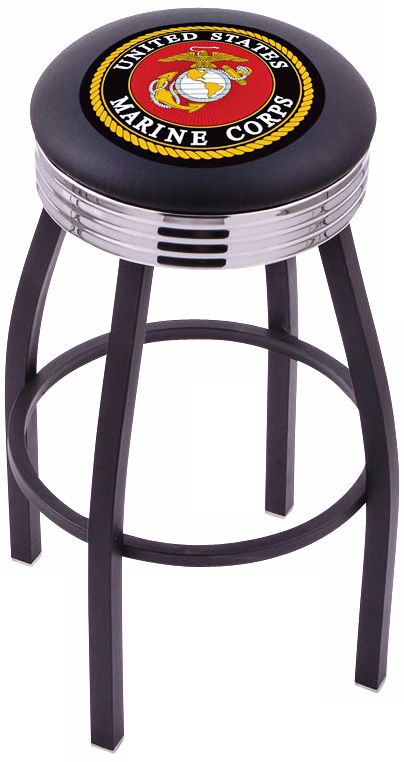 Retro United States Marine Corps Barstool