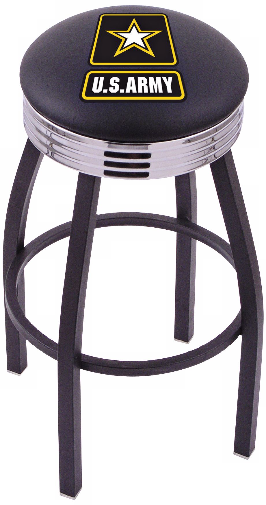Retro United States Army Barstool