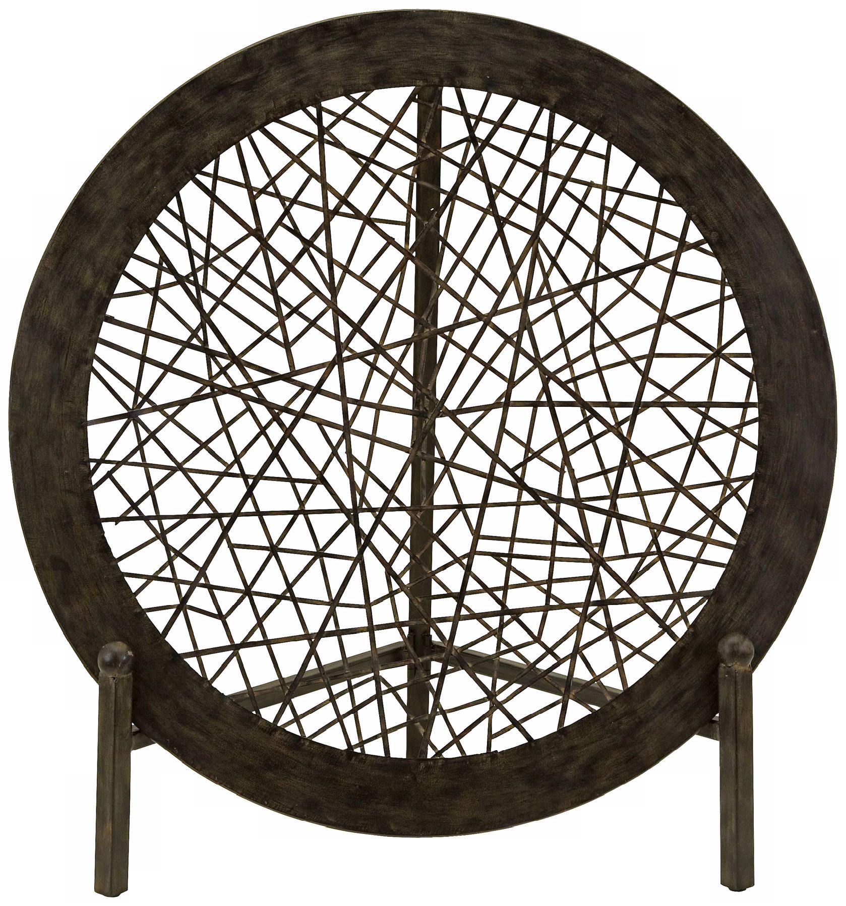 Mesh Metal Charger with Stand