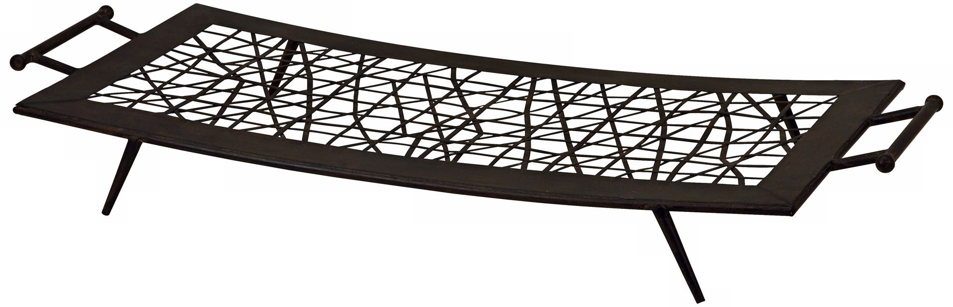 Modern Metal Mesh Tray with 2 Handles