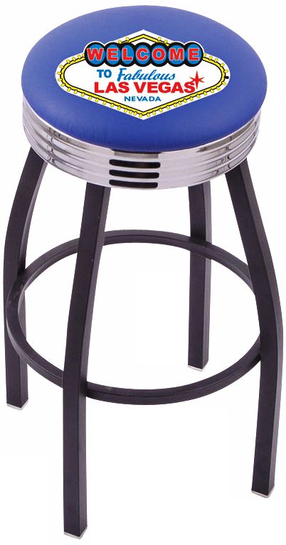 Welcome to Las Vegas Retro Counter Stool