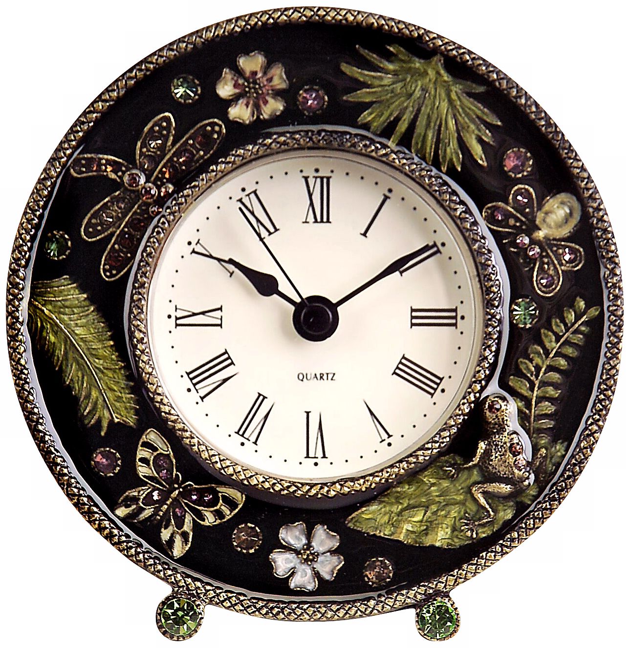 Jeweled Desk Clock