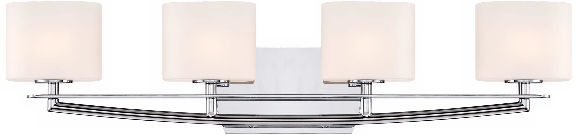 Chrome Finish 28" Wide Bath Fixture