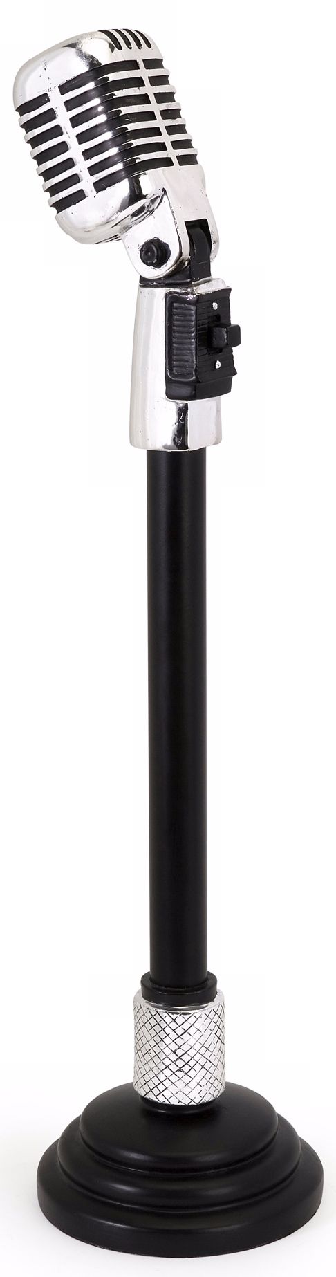 Decorative Vintage Microphone on Stand