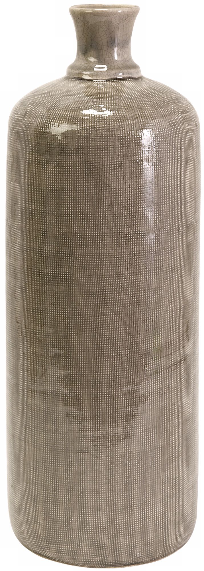 Large Kempton Neutral Grey Ceramic Jar