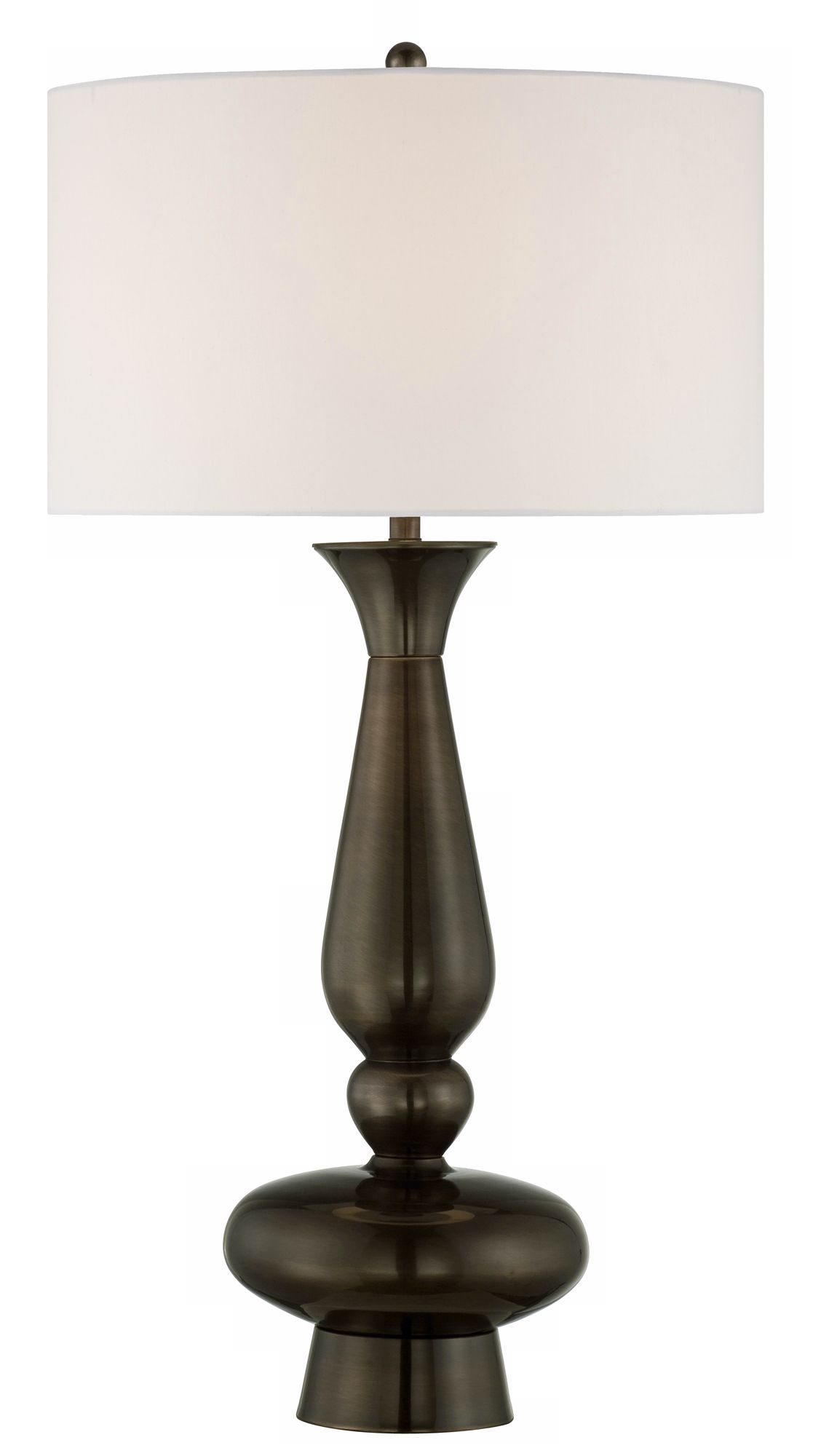 Possini Euro Design Bronze Genie Lantern Table Lamp
