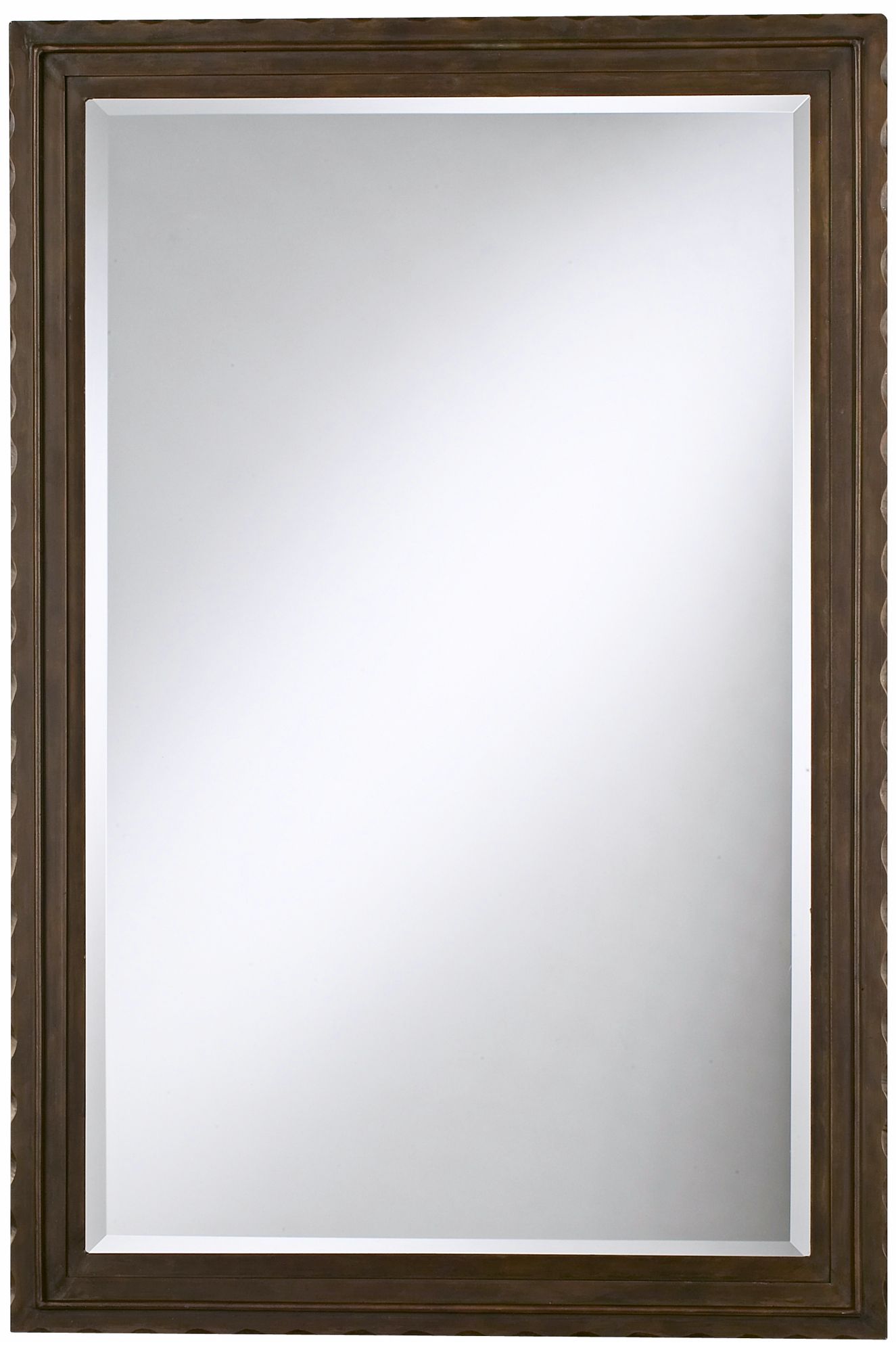 Weathered Edge Bronze 36" High Wall Mirror