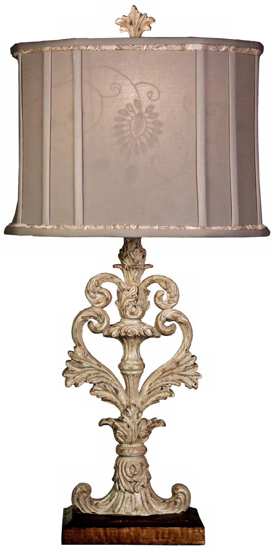 Westlake Finish Open Scrolling Table Lamp