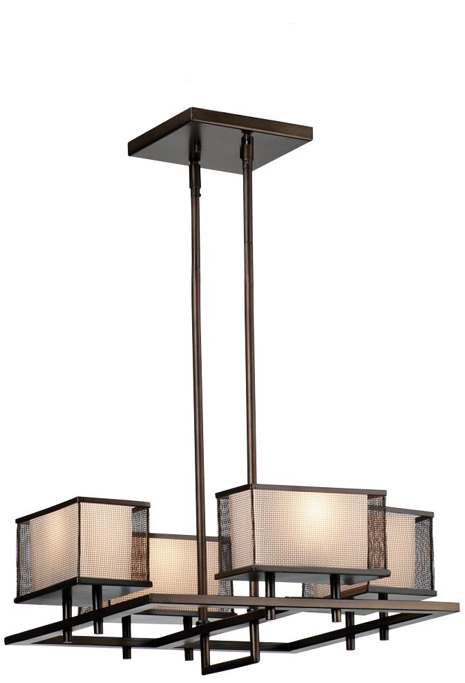 Forecast Buckhead 20" Wide Sorrel Bronze Chandelier