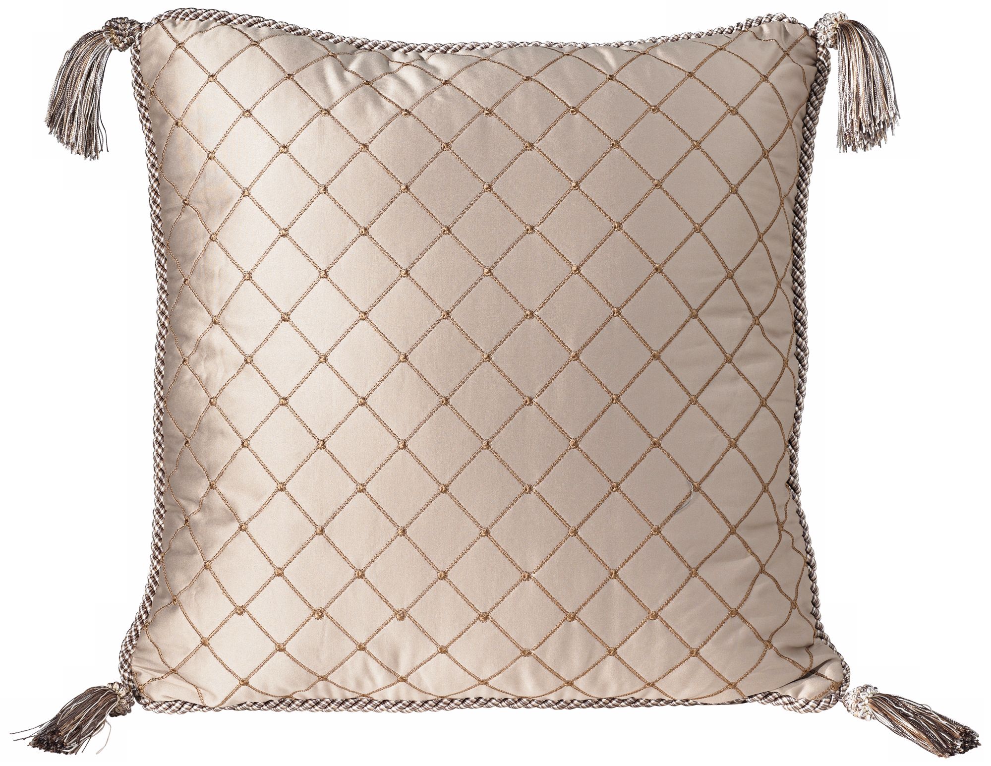 Legacy Collection Diamond Pattern 18" Square Throw Pillow