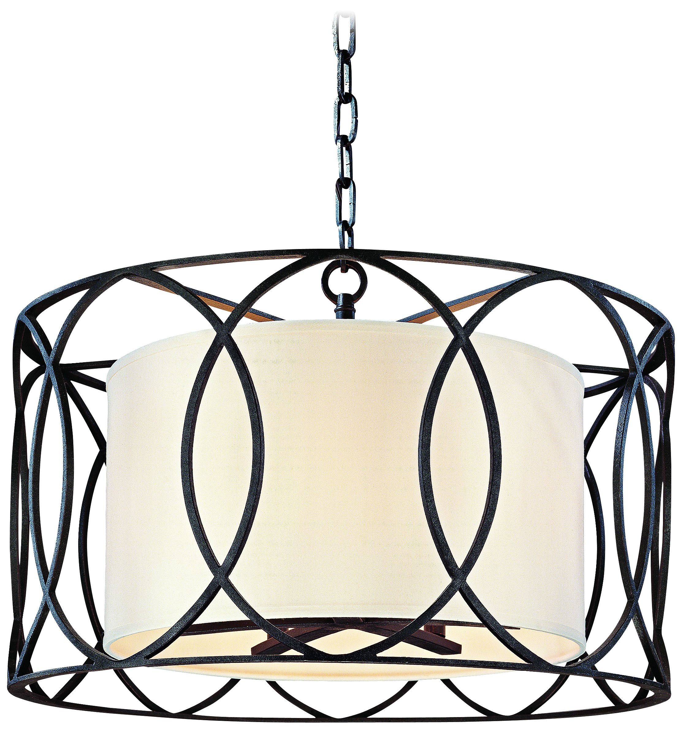 Sausalito 25" Wide Deep Bronze Pendant Light