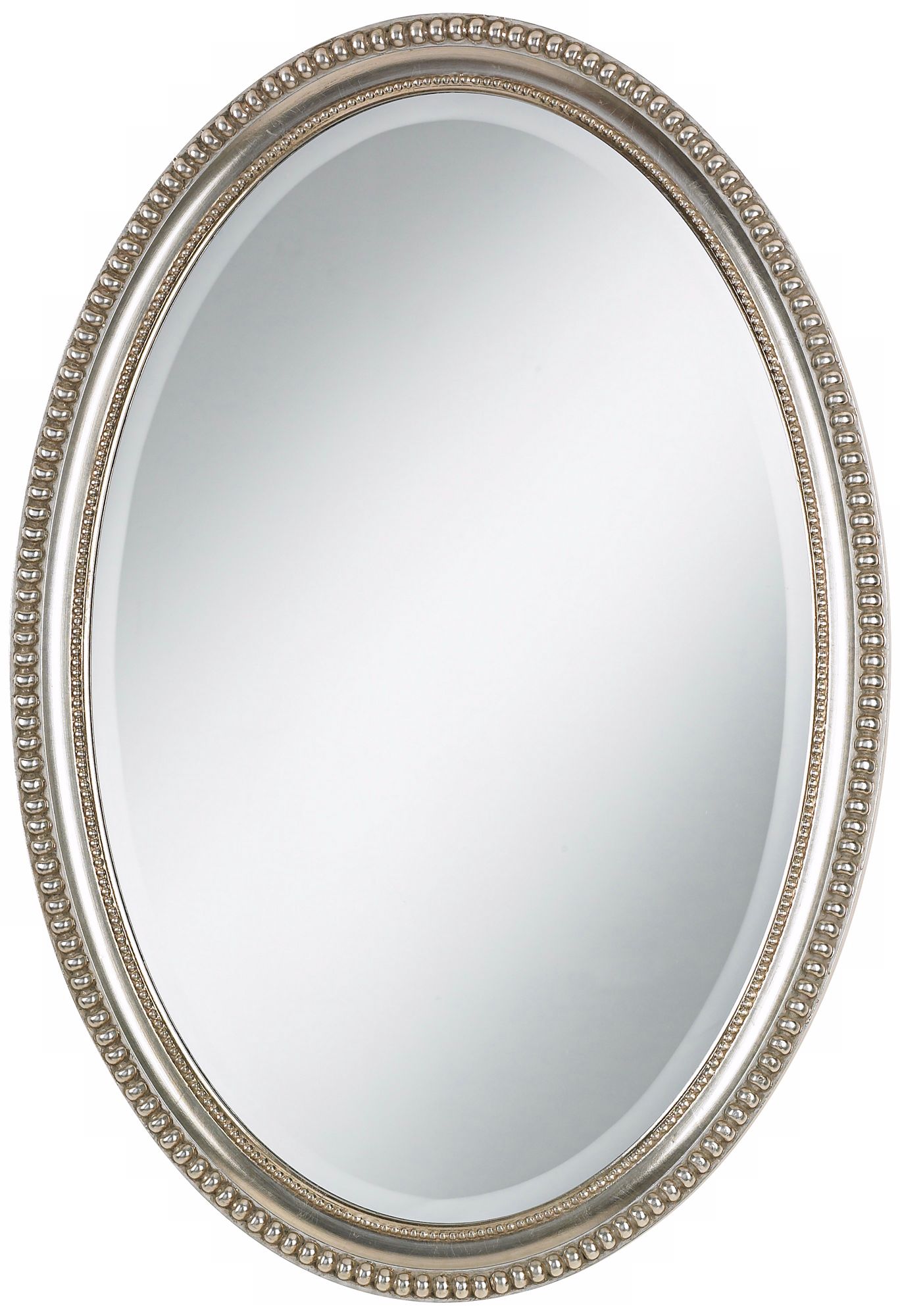 Beaded Oval 32 High Exclusive Design Wall Mirror U0168
