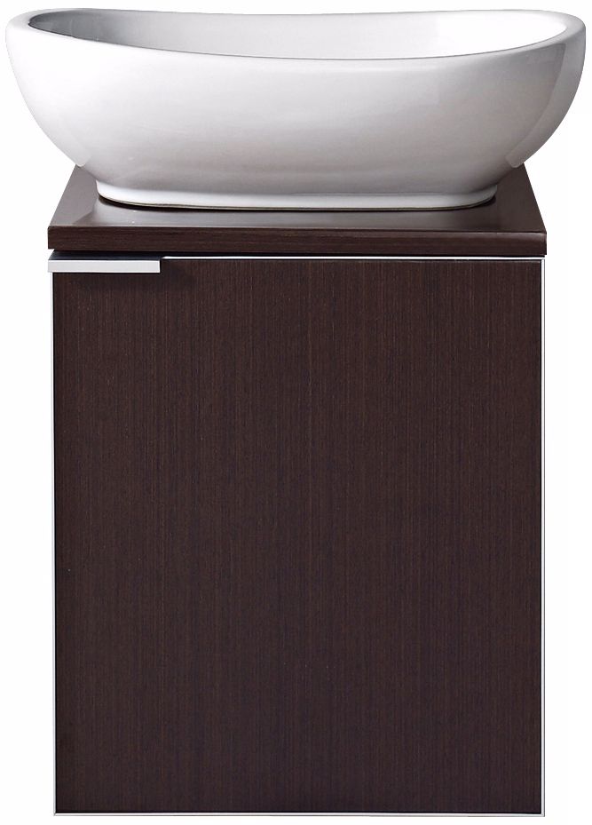 Cube Wenge Veneer 67" High Bath Vanity Mirror Cabinet