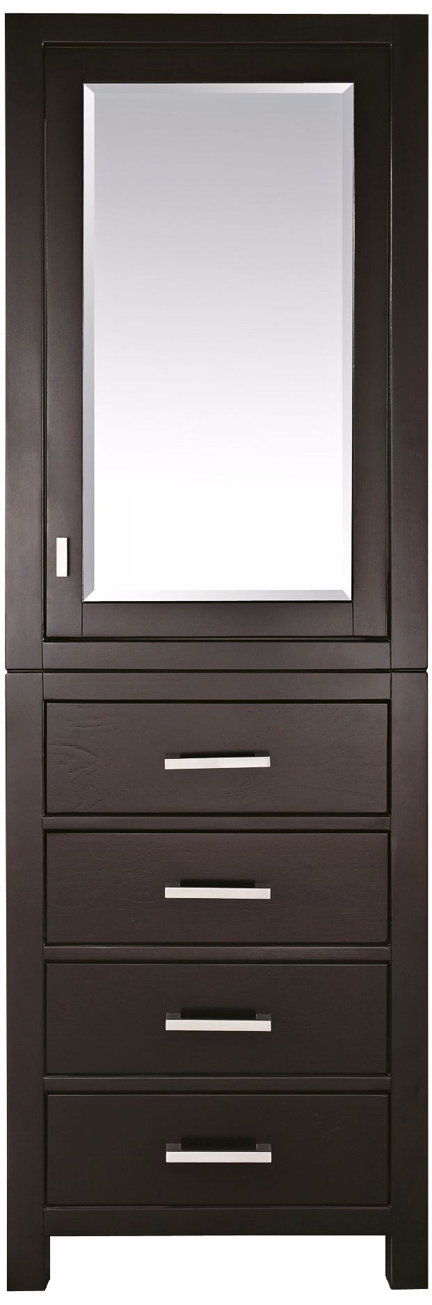 Mordero Espresso 71" High Linen Tower