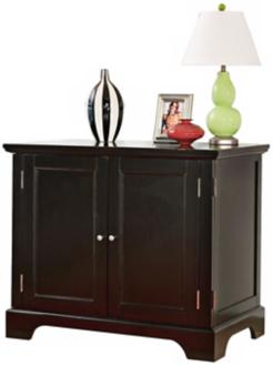 Bedford Ebony Compact Office Cabinet U0439