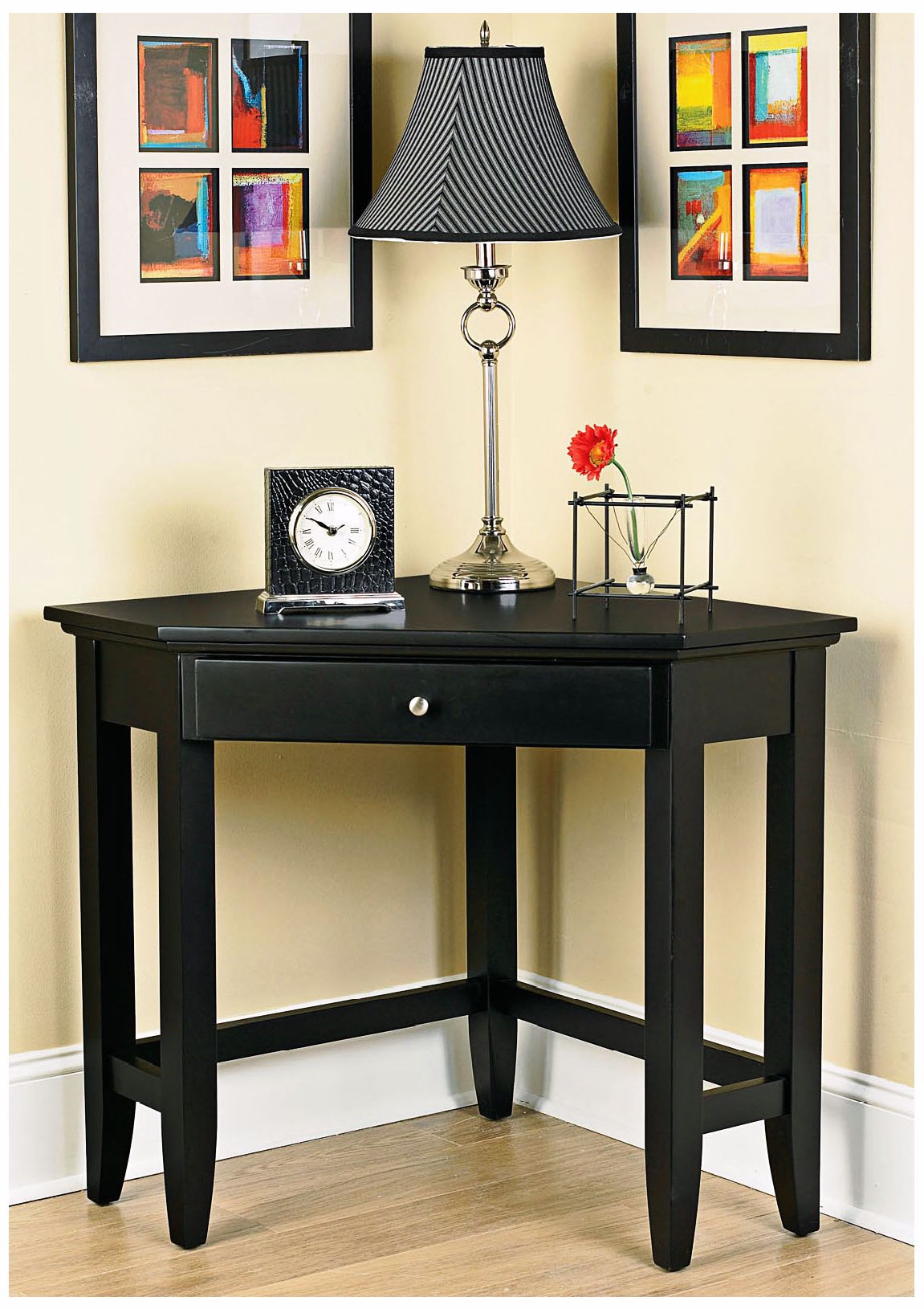 Bedford Ebony Corner Lap Top Desk