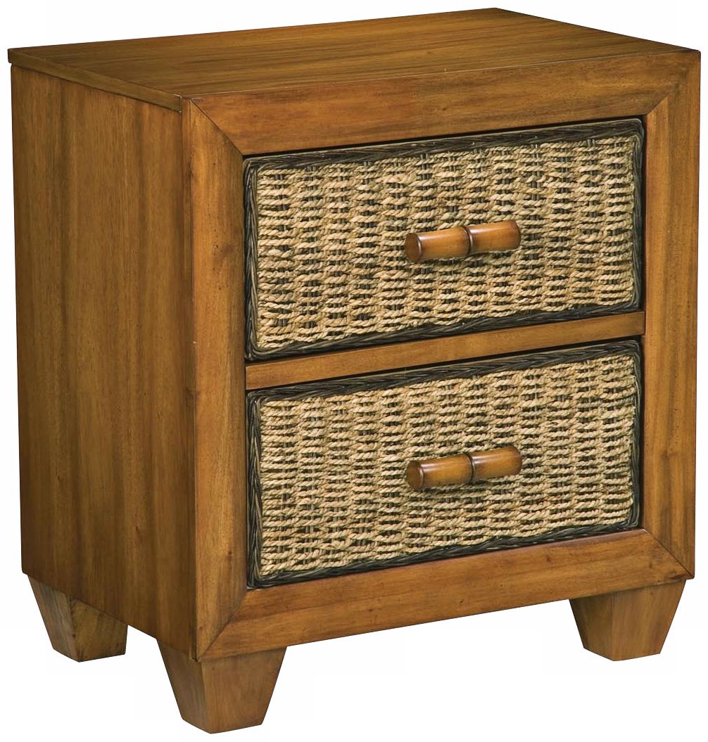 Cabana Banana Honey Oak Night Stand Side Table