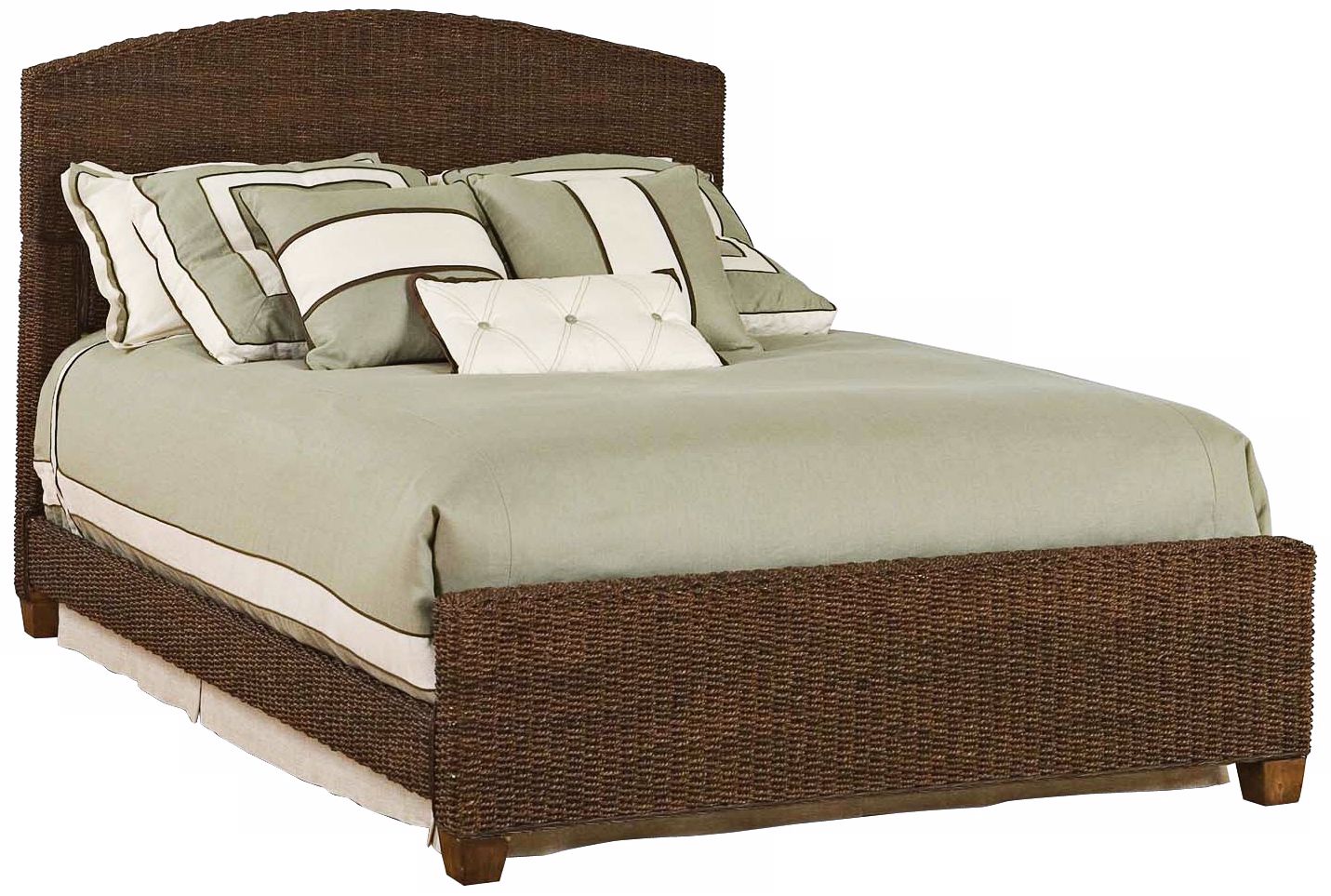 Cabana Banana Cocoa Finish Bed Set (Queen)