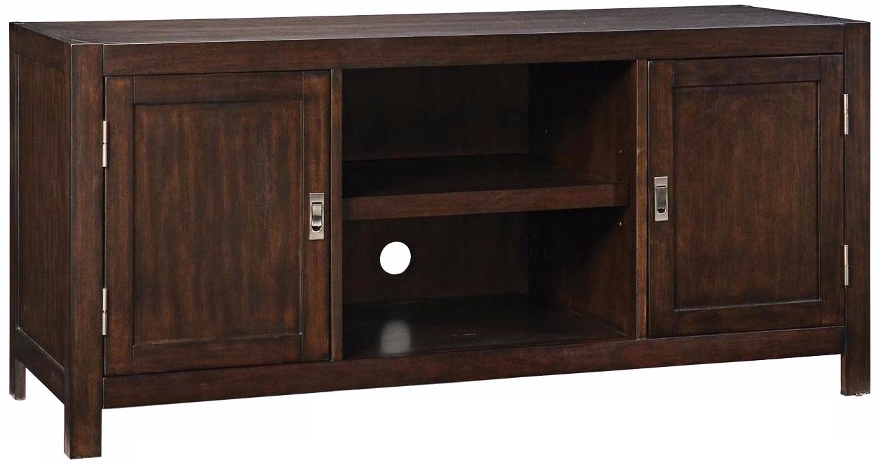 City Chic Espresso Wood Entertainment Stand