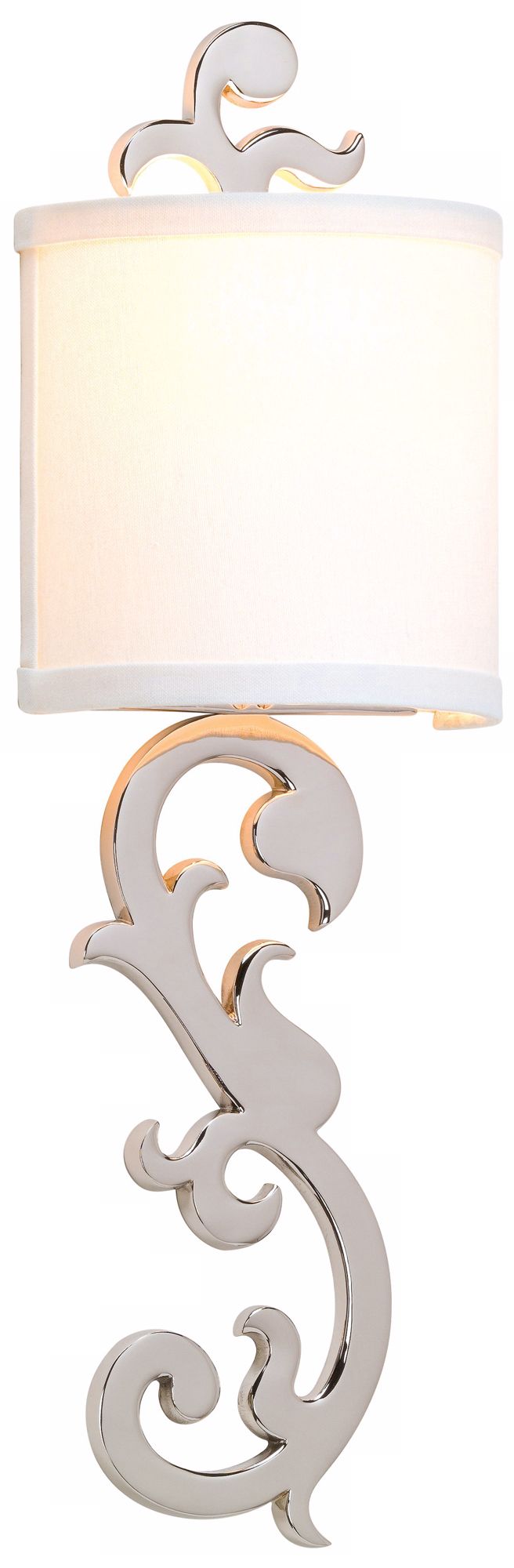 Corbett Romeo Polished Nickel 21 1/4" High Wall Sconce