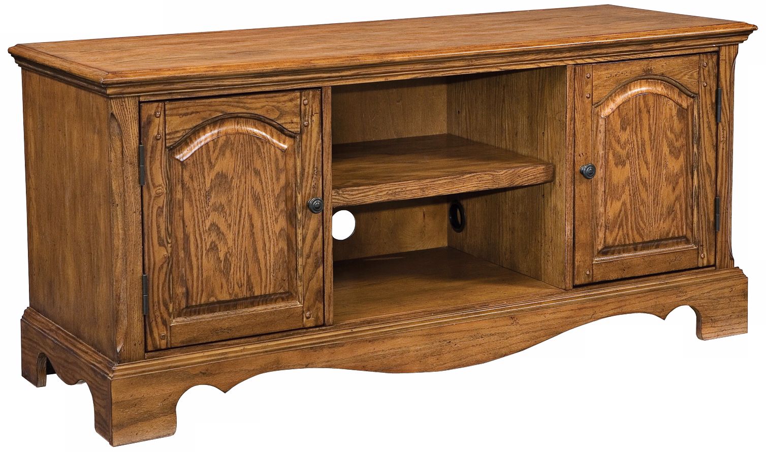 Country Casual Oak Entertainment Stand