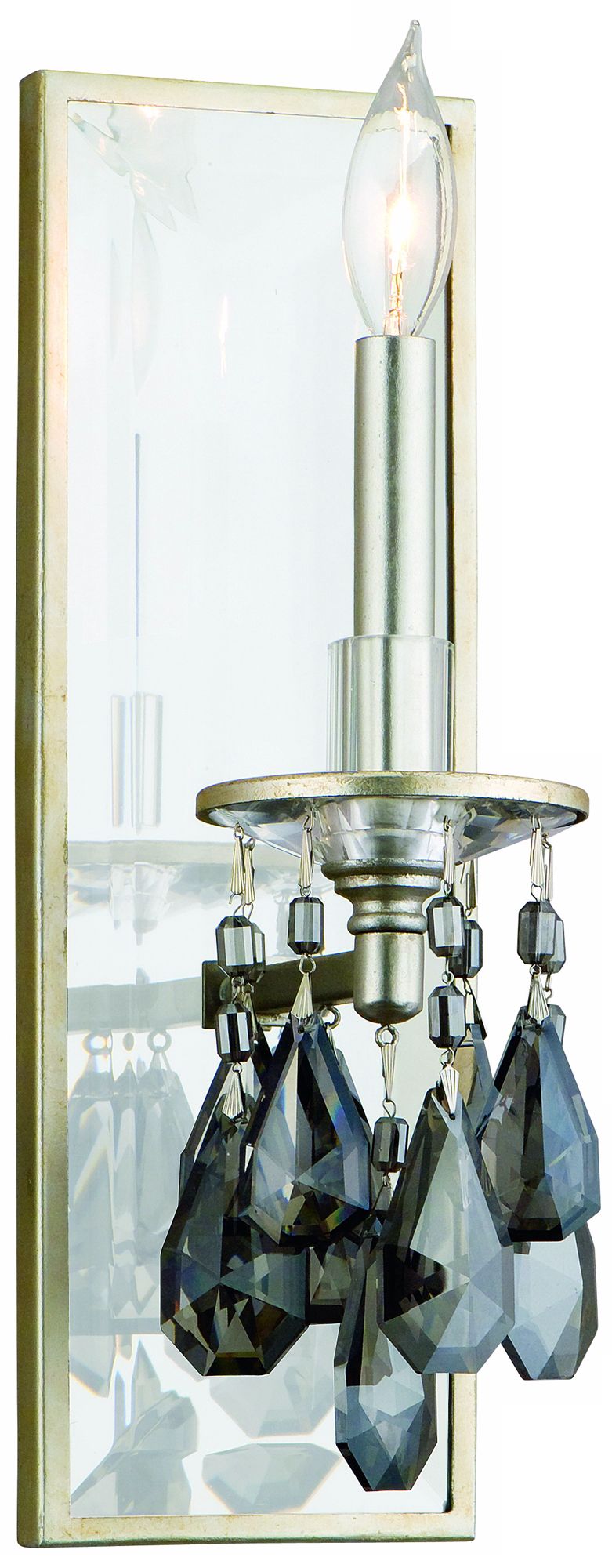 Corbett La Scala Smoke Crystals 16" High Wall Sconce