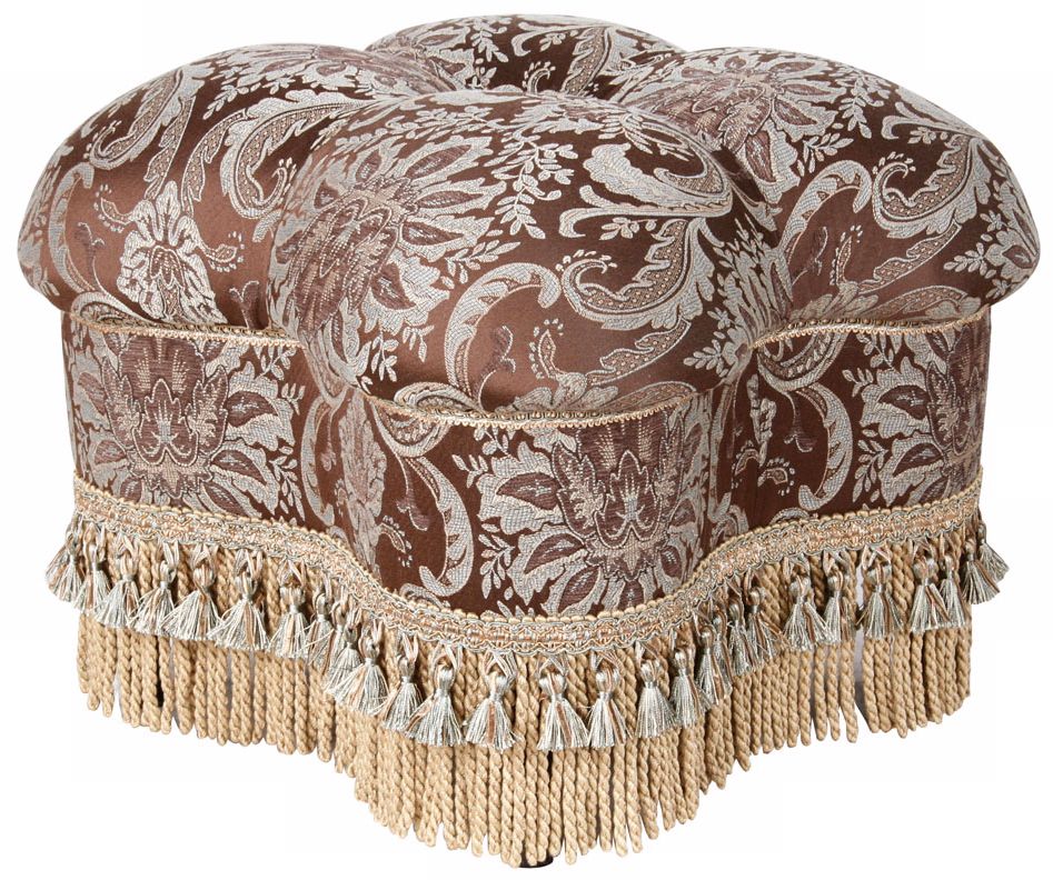Vellore Tassel Ottoman