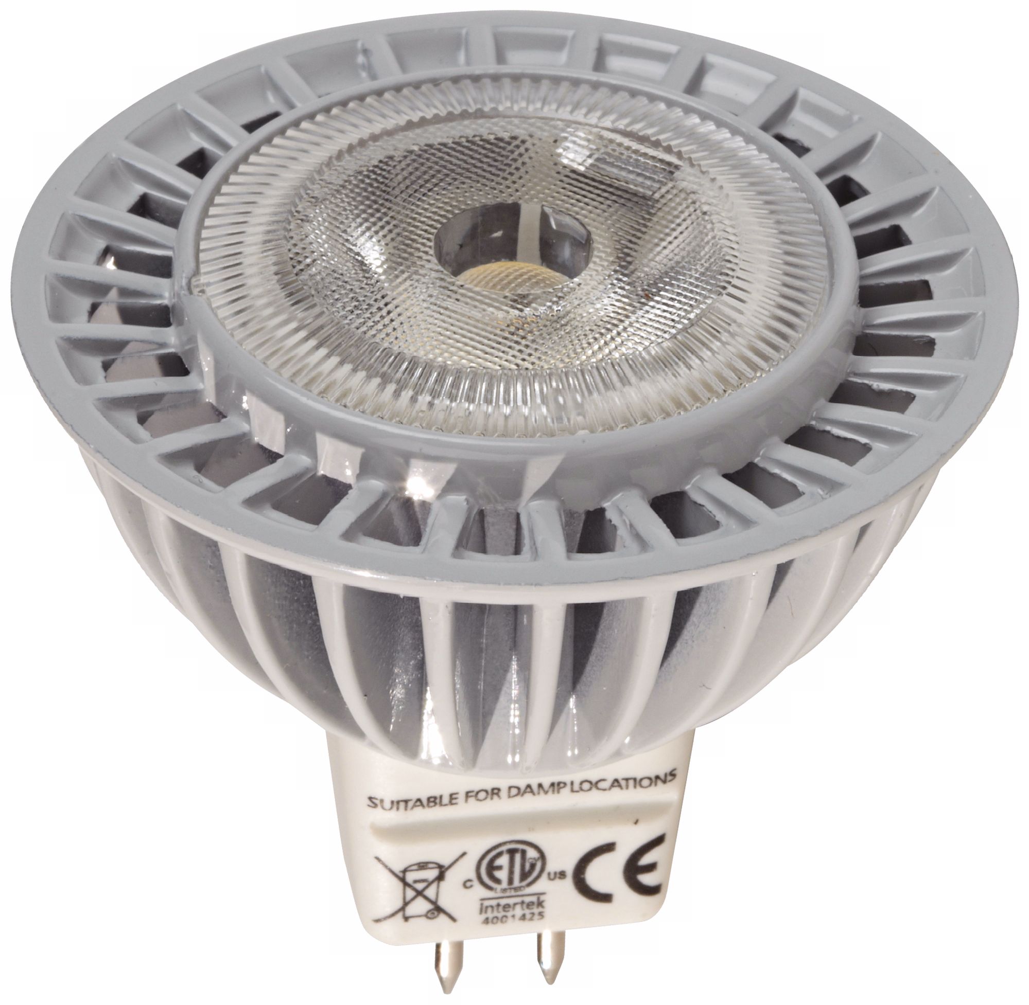 Dimmable Indoor-Outdoor 6 Watt LED MR16 36° Flood Bulb