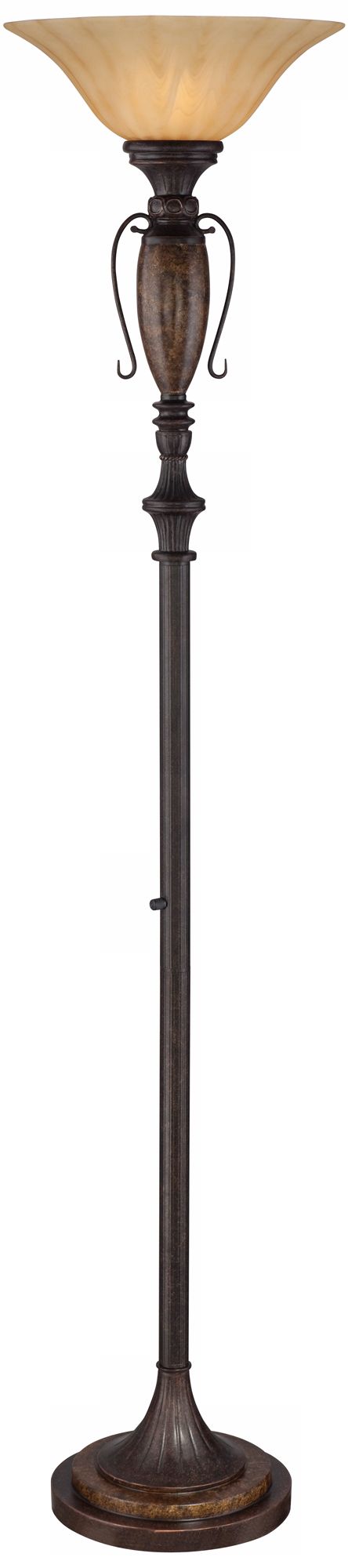Kathy Ireland London Town Tall Floor Torchiere