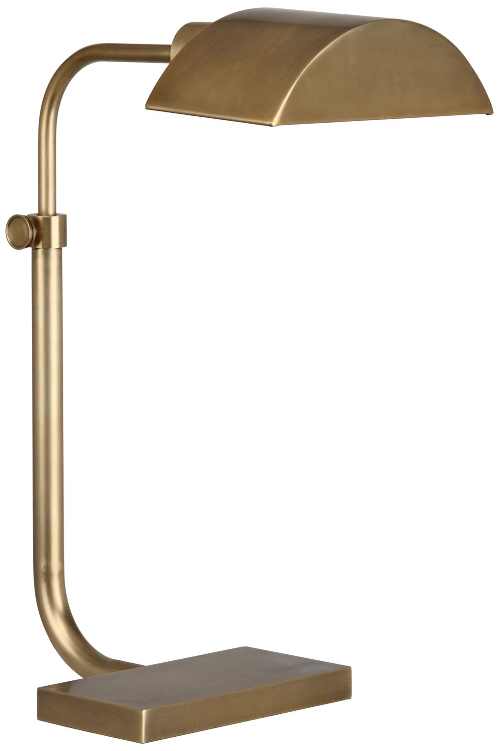 Robert Abbey Koleman Aged Natural Brass Desk Lamp