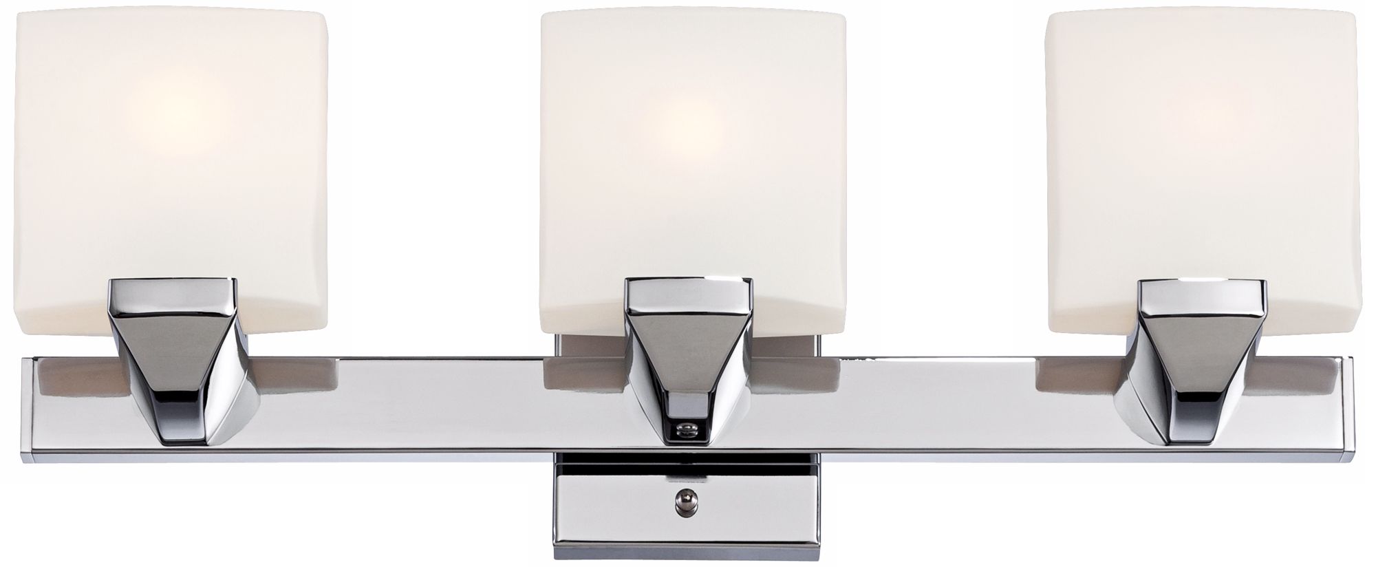 Possini Contempo 20 3/4" Wide Chrome Bathroom Wall Light