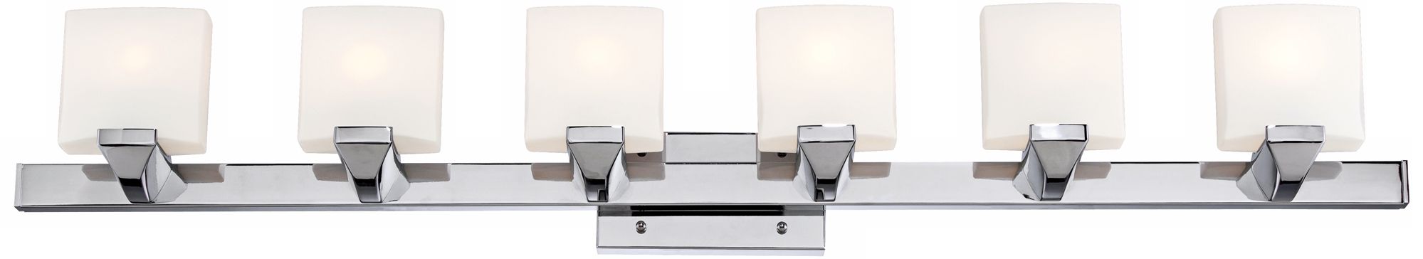Possini Contempo 48" Wide Chrome Bathroom Wall Light