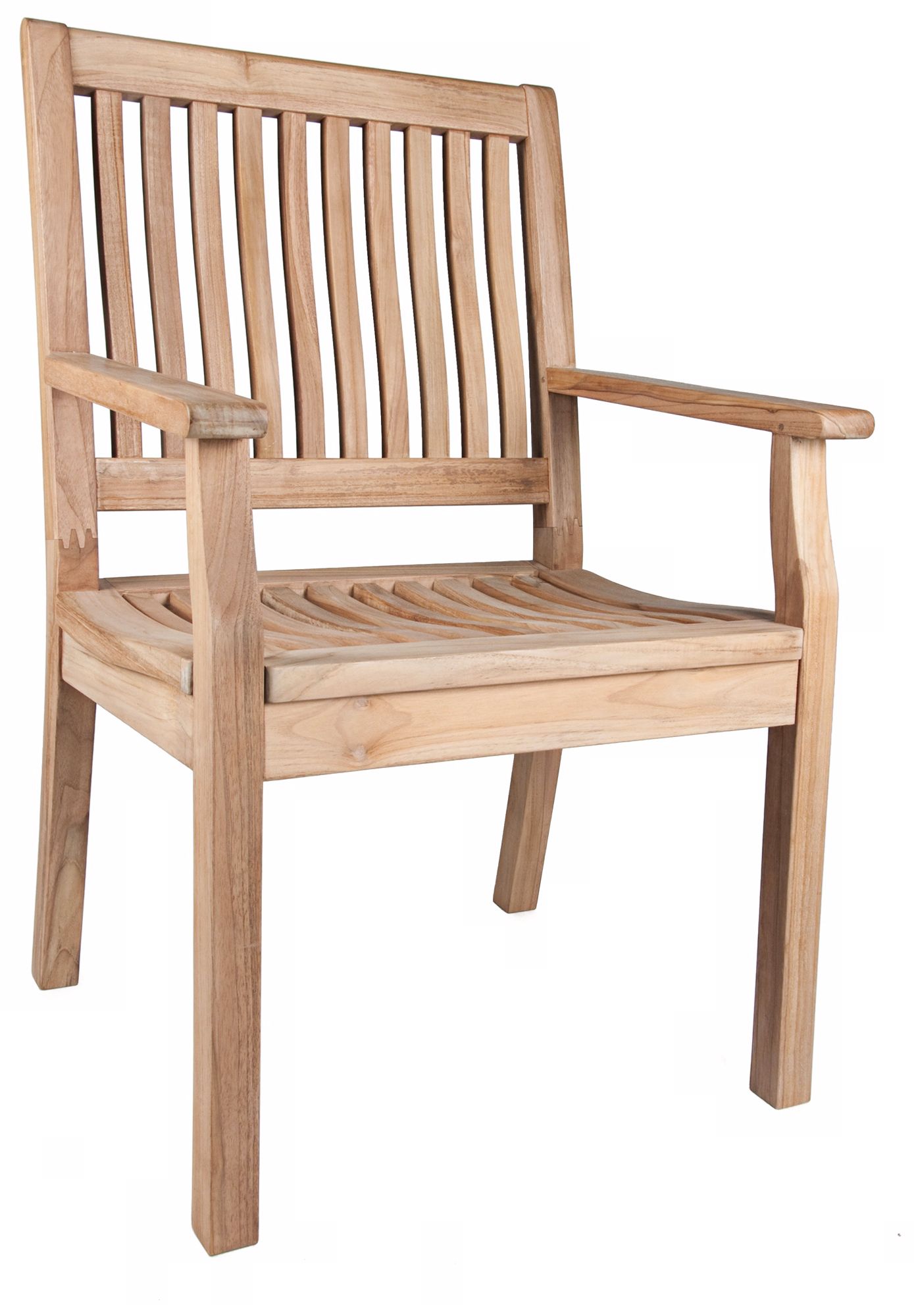 Bermuda Teak Wood Outdoor Dining Armchair