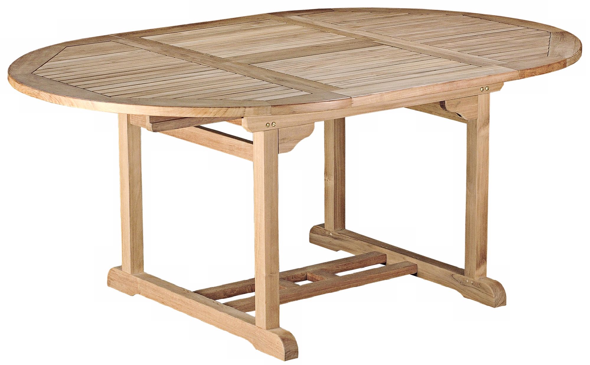 Bermuda Teak 47"-71" Wide Outdoor Dining Table