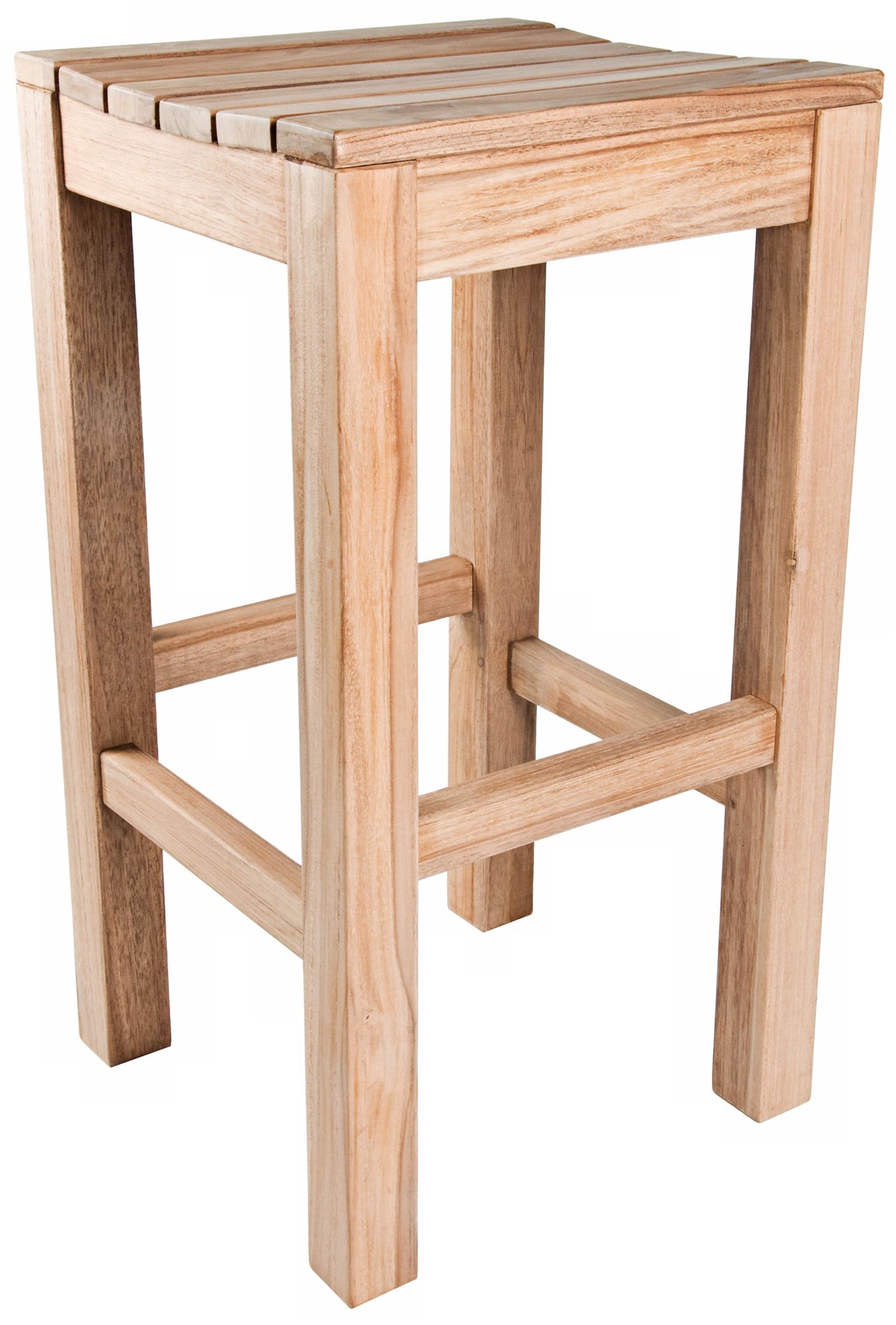 St. Tropez Teak Wood Outdoor Bar Stool