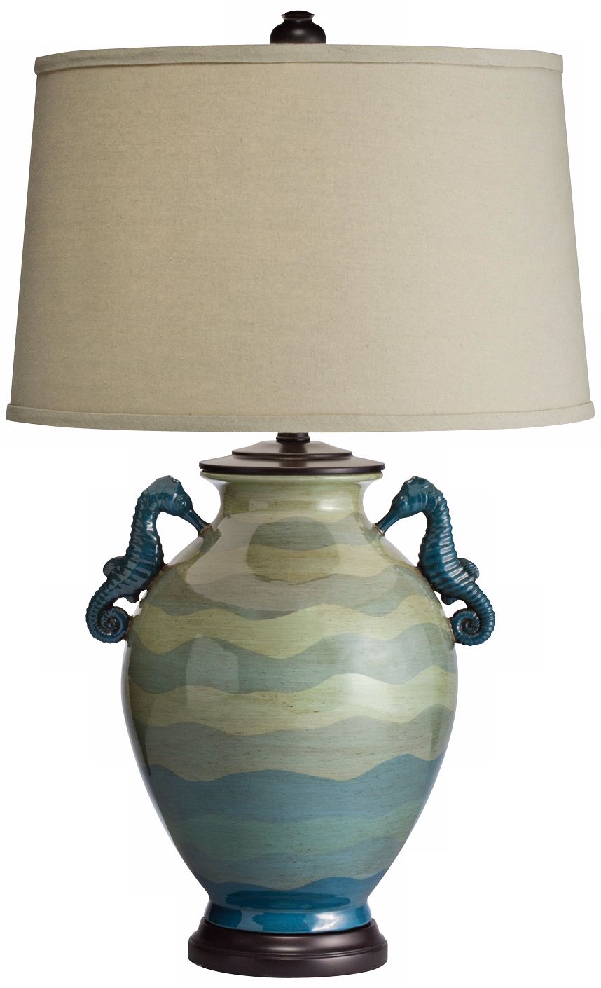Kichler Lyric Hand-Painted Seahorse Table Lamp