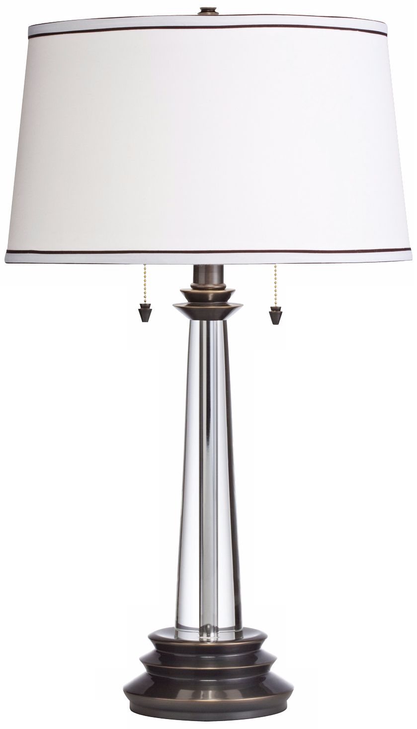 Kichler Christianne Crystal & Bronze Twin Pull Table Lamp
