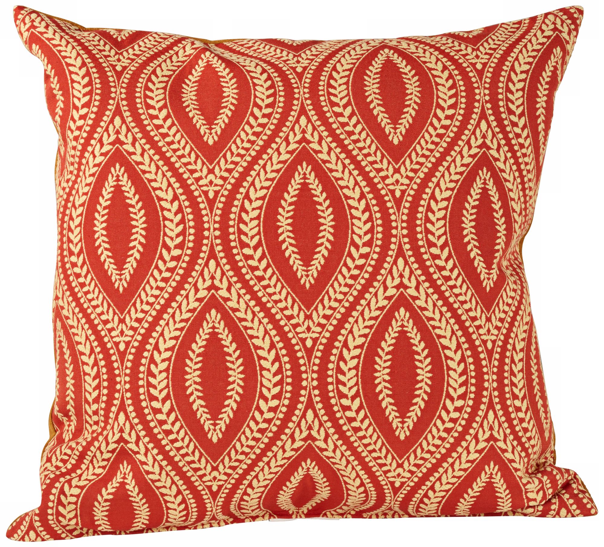 Carino Paprika Down 18" Square Throw Pillow