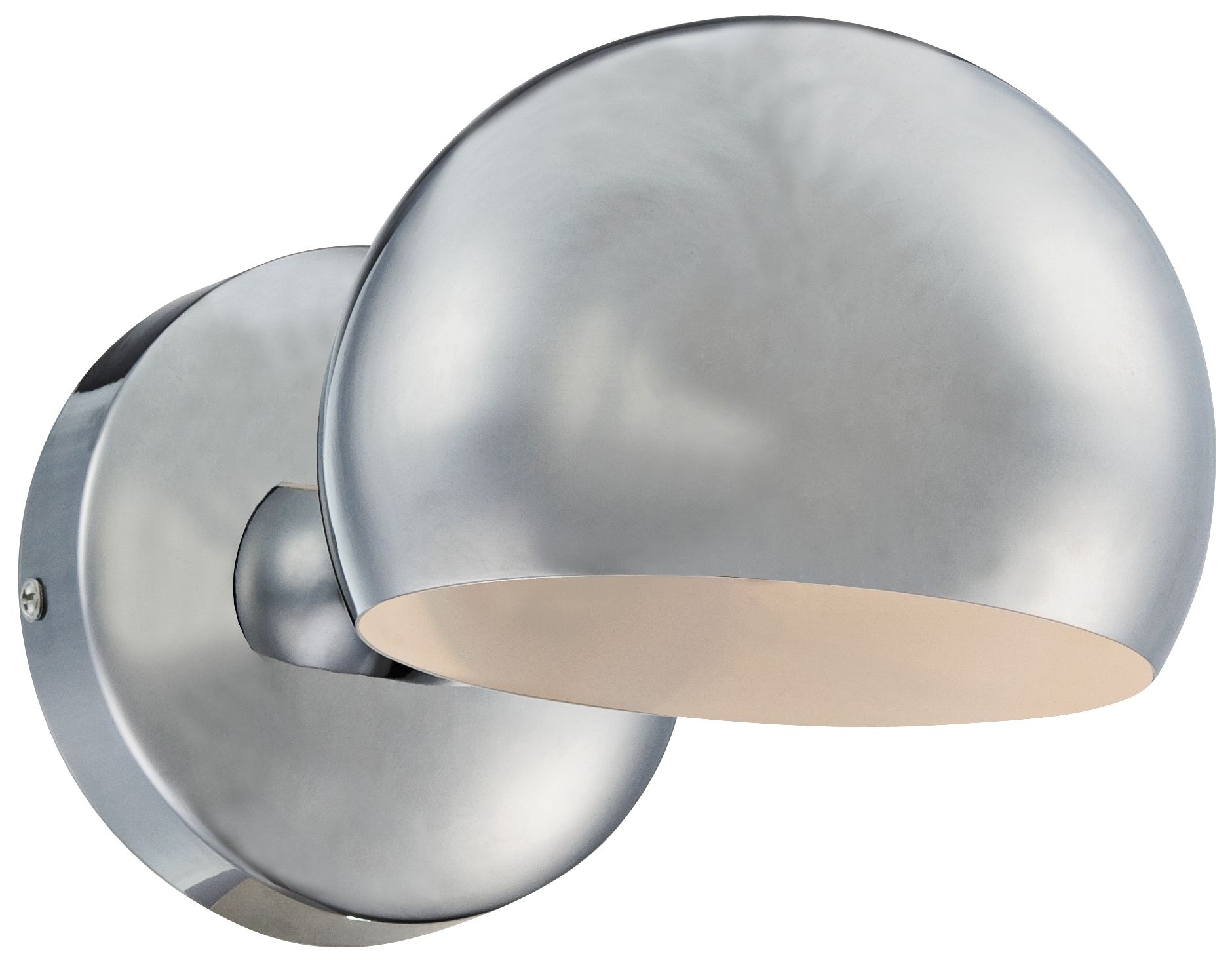 Chrome Dome 6" Wide Wall Sconce