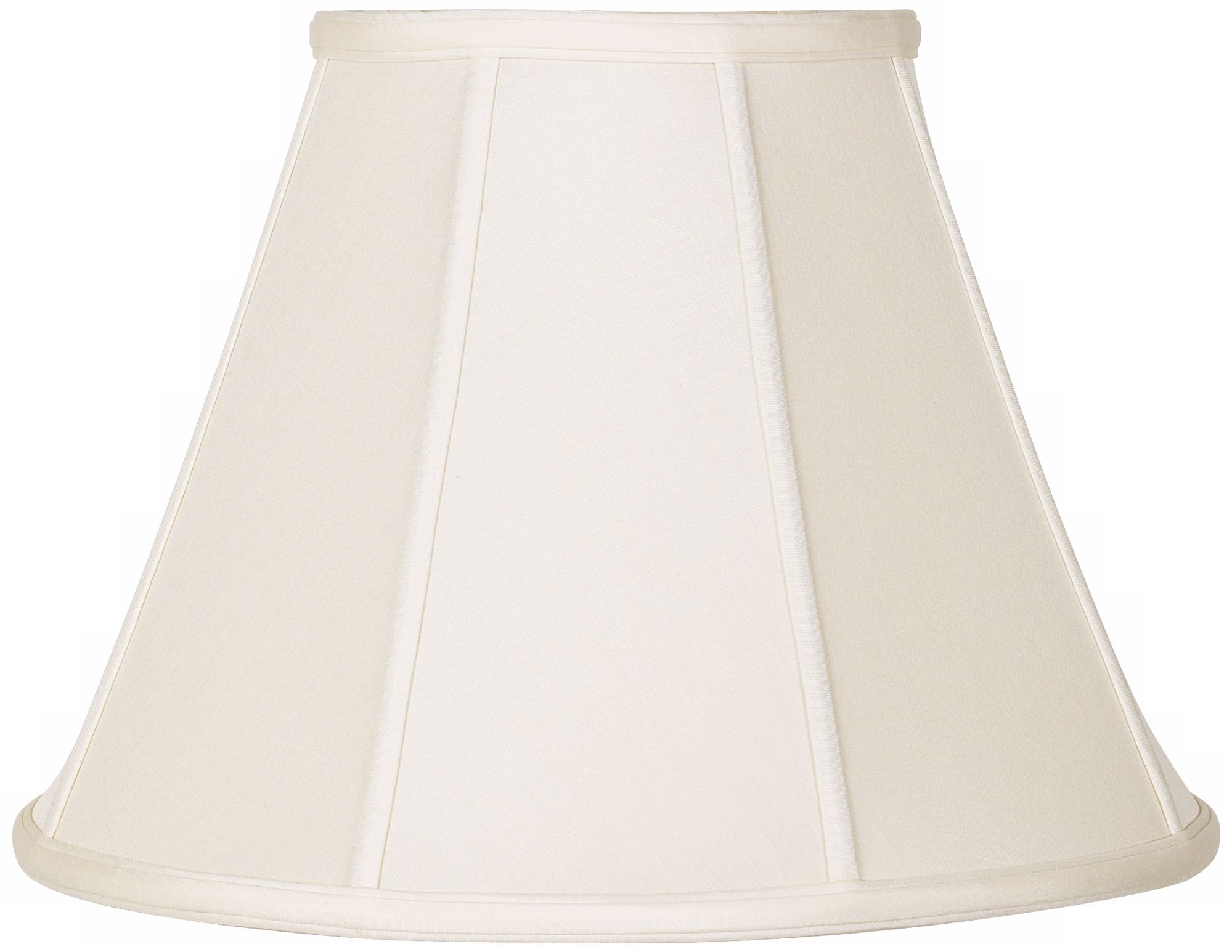 Eggshell Silk Empire Shade 6.5x12x9.5 (Spider)