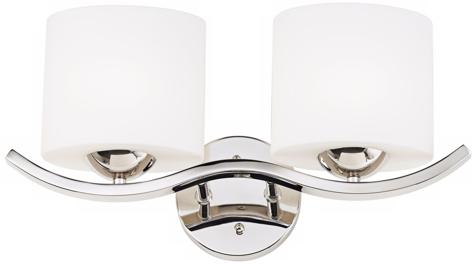 Wave Collection 18" Wide Polished Nickel Bathroom Light