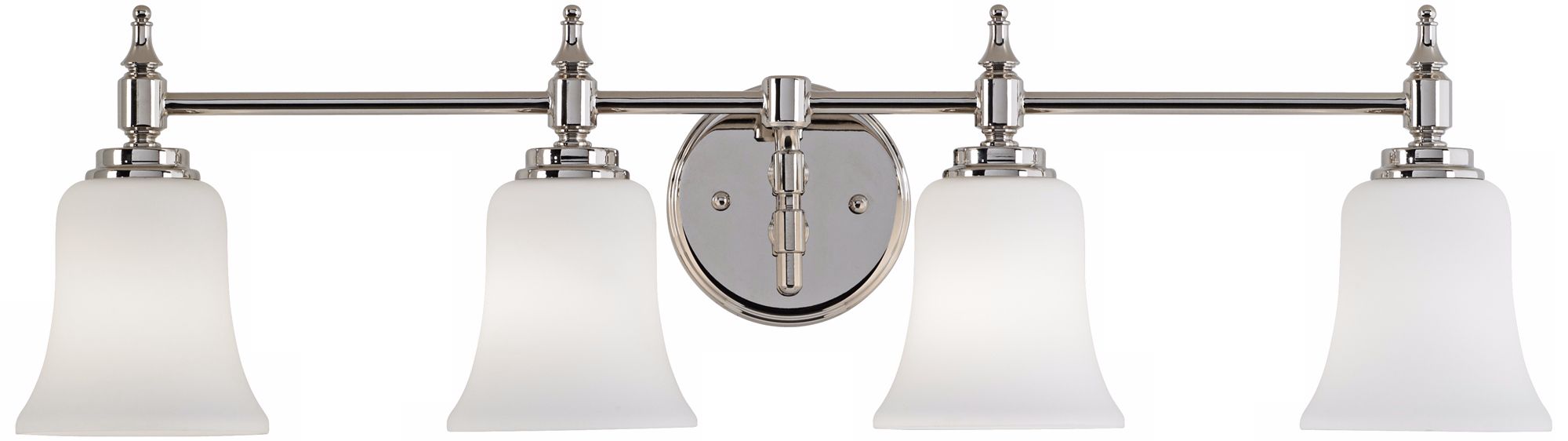 Darcy 31" Wide Polished Nickel Bath Light