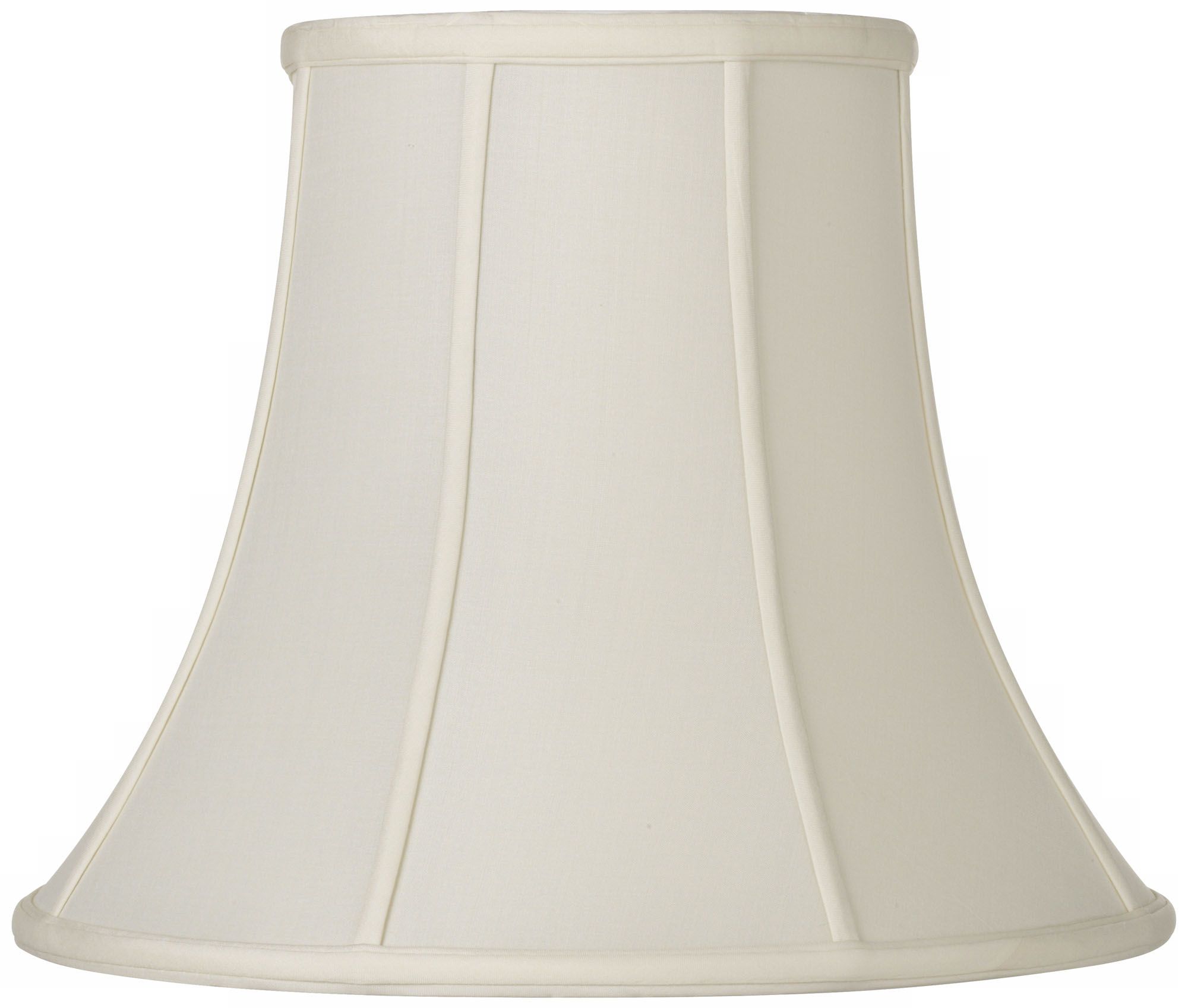 Oyster Silk Bell Lamp Shade 6.5x12x9.25 (Spider)