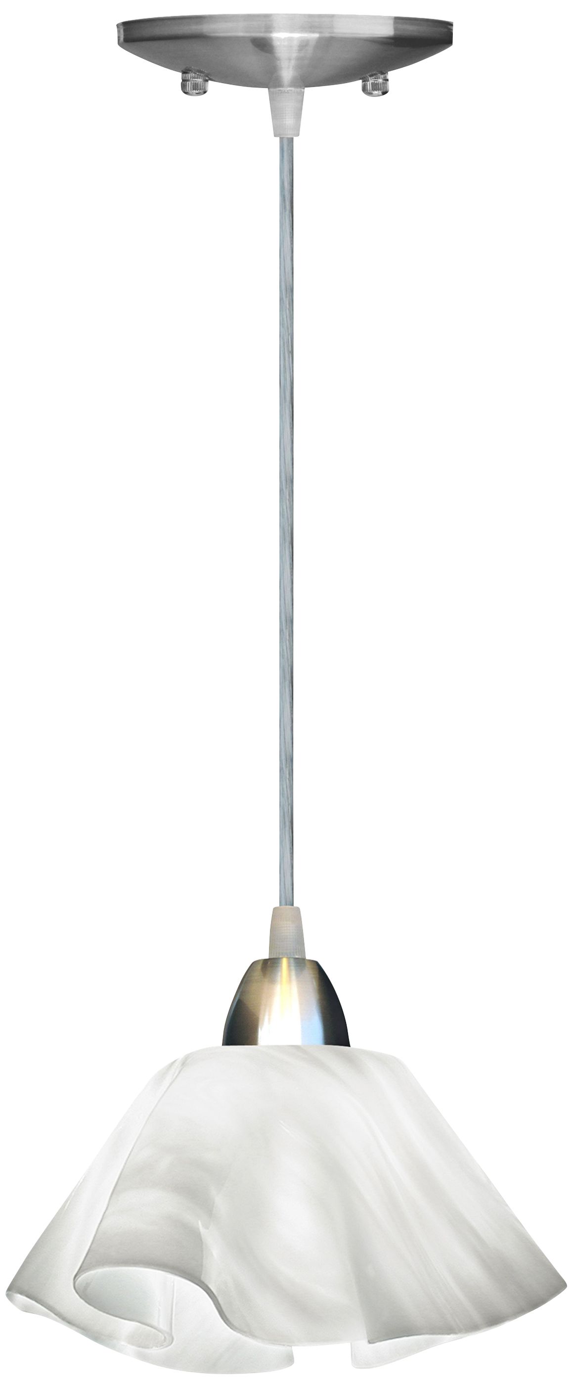 Jezebel Radiance™ Lily White Cloud Glass Pendant Light