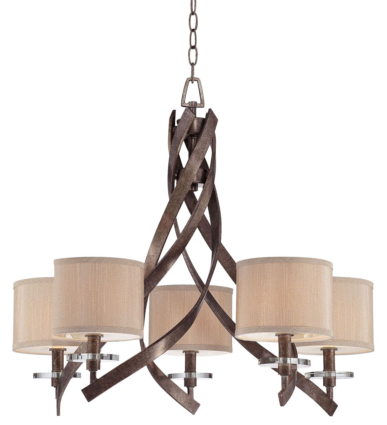 Savoy House Luzon 5-Light Antique Nickel Chandelier
