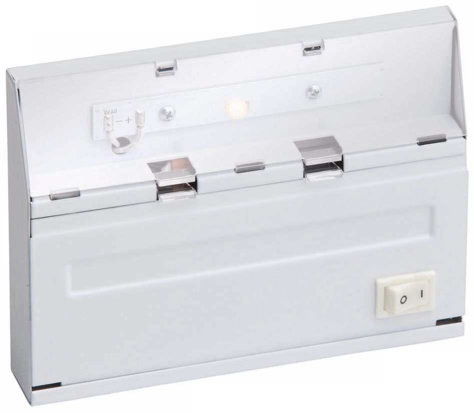 White Direct Wire LED 6" Dimmable Under Cabinet Light