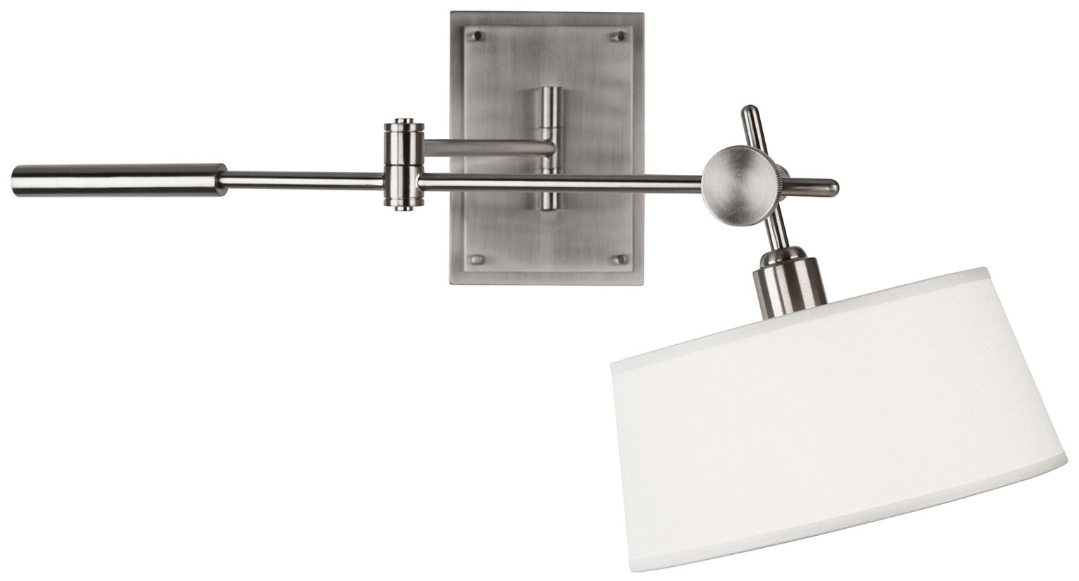 Robert Abbey Rico Espinet Brushed Nickel Boom Plug-In Lamp