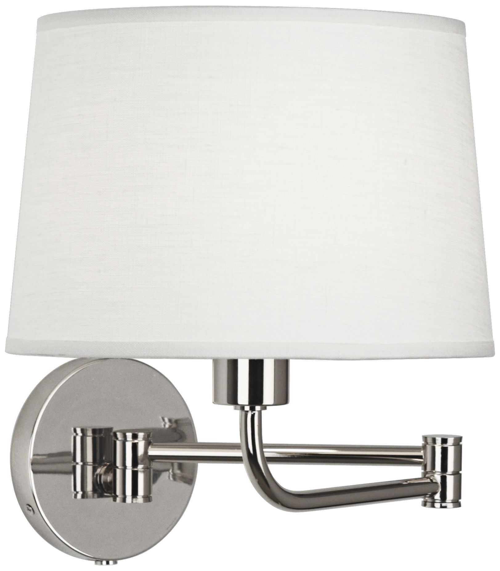 Robert Abbey Koleman Polished Nickel Plug-In Swing Arm Lamp